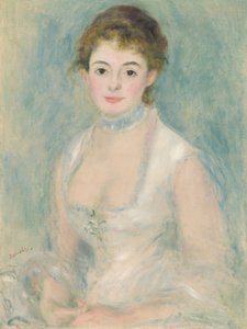 アンリオ夫人、c。 1876年。 作： Pierre Auguste Renoir