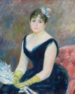 レオン・クラピッソン夫人 作： Pierre Auguste Renoir