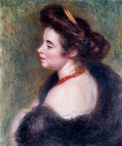 マダムモーリスデニス、1904年 作： Pierre Auguste Renoir
