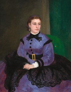 ミス・シコット、1865年。 作： Pierre Auguste Renoir