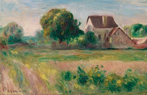 Essoyesの家、c。 1890年。 作： Pierre Auguste Renoir