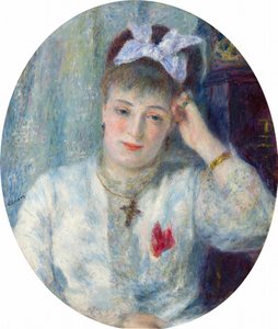マリー・ムラー、1877年。 作： Pierre Auguste Renoir