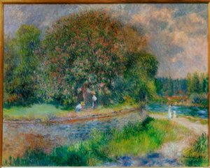 咲く栗 作： Pierre Auguste Renoir