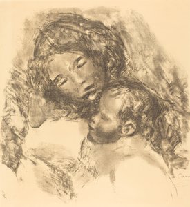 マタニティマタニテ、c。 1912年。 作： Pierre Auguste Renoir