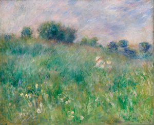 牧草地（ラ・プレリー） 作： Pierre Auguste Renoir
