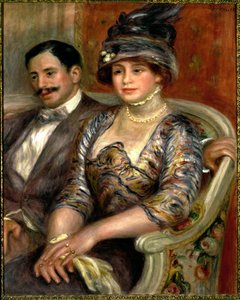 ムッシュとマダムベルンハイムドヴィレール-ガストンベルンハイムドヴィレールの肖像 作： Pierre Auguste Renoir