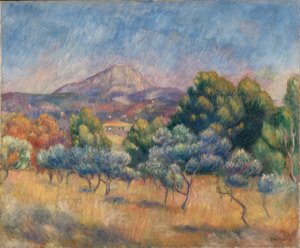 モン・サント・ヴィクトワール 作： Pierre Auguste Renoir