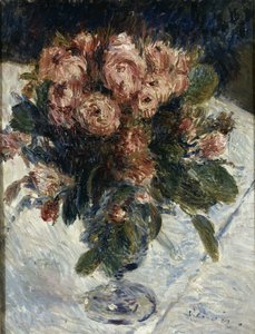 モスローゼス、c。 1890 作： Pierre Auguste Renoir