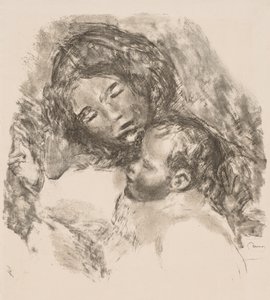 母性、1912。 作： Pierre Auguste Renoir
