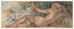 風景や川のヌード 作： Pierre Auguste Renoir
