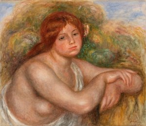 ヌード研究、女性のバスト 作： Pierre Auguste Renoir