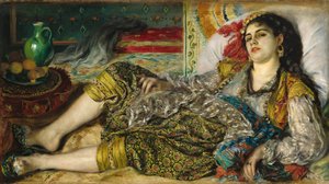 オダリスク、1870年。 作： Pierre Auguste Renoir
