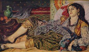 オダリスク、1870年。 作： Pierre Auguste Renoir