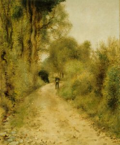 パス上 作： Pierre Auguste Renoir