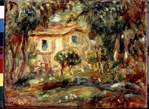 風景。 ル・カネ。 ピエール・オーギュスト・ルノワールの絵画 (ピエール=オーギュスト・ルノワール) 作： Pierre Auguste Renoir