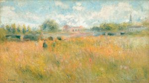 Rueilのセーヌ川の風景 作： Pierre Auguste Renoir