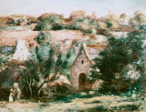 ブルターニュの風景 作： Pierre Auguste Renoir