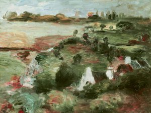 ブルターニュの風景 作： Pierre Auguste Renoir
