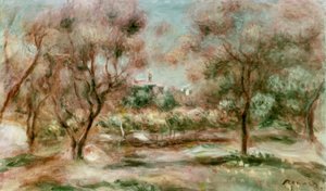 グラースの風景 作： Pierre Auguste Renoir
