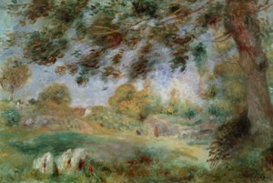 春の風景 作： Pierre Auguste Renoir