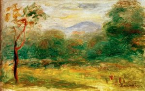 ミディの風景（カーニュ） 作： Pierre Auguste Renoir