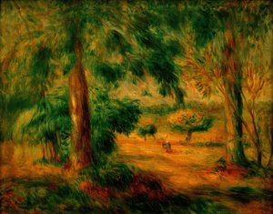 ミディ風景 作： Pierre Auguste Renoir