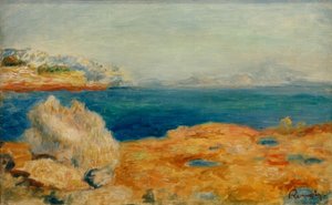沿岸景観 作： Pierre Auguste Renoir