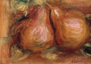 洋ナシ;梨、1915年頃 作： Pierre Auguste Renoir