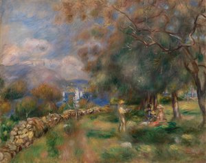 サンジャン半島 作： Pierre Auguste Renoir