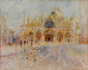 ヴェネツィアサンマルコ広場 作： Pierre Auguste Renoir