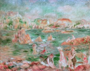 ガーンジービーチ 作： Pierre Auguste Renoir