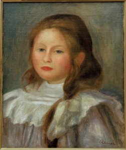 子供の肖像 作： Pierre Auguste Renoir