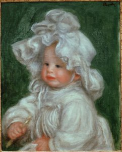 クロード・ルノワールの肖像。ココナッツシャーロット 作： Pierre Auguste Renoir