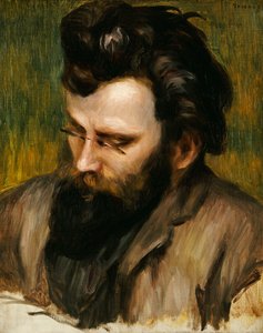 クロード・テラスの肖像 作： Pierre Auguste Renoir