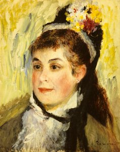 マダムエドモンドルノワールの肖像、1876 作： Pierre Auguste Renoir