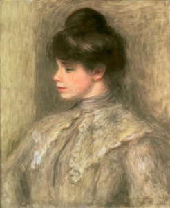 マダム・ヴァルタットの肖像 作： Pierre Auguste Renoir