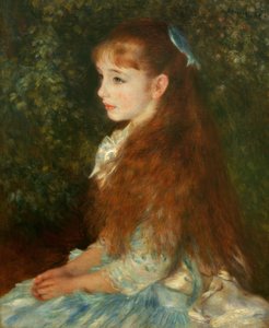 アントワープからのミスアイリーンカエンの肖像 作： Pierre Auguste Renoir