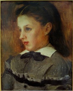 マリー・ル・クールの肖像 作： Pierre Auguste Renoir