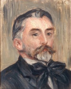 ステファンマラルメの肖像 作： Pierre Auguste Renoir