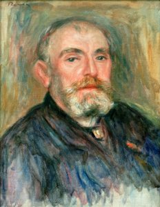 画家ヘンリー・レロルの肖像 作： Pierre Auguste Renoir