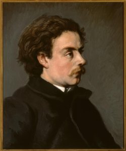 画家エミールアンリラポルテの肖像 作： Pierre Auguste Renoir