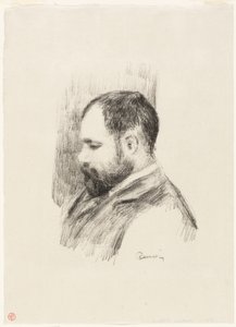 アンブロワーズ・ヴォラールの肖像 作： Pierre Auguste Renoir