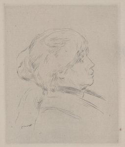 ベルトモリゾの肖像 作： Pierre Auguste Renoir
