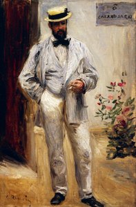 ピエール＝オーギュスト・ルノワール作「シャルル・ル・クールの肖像」 作： Pierre Auguste Renoir