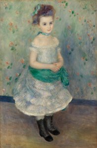 ジャンヌ・デュラン=リュエルの肖像 (ミス・J.の肖像) 作： Pierre Auguste Renoir