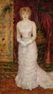 ジャンヌ・サマリーの肖像（1857-90）1878 作： Pierre Auguste Renoir