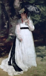リセの肖像（キャンバスに油彩） 作： Pierre Auguste Renoir