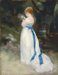 リセの肖像 作： Pierre Auguste Renoir