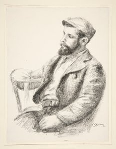 ルイ・ヴァルタットの肖像 作： Pierre Auguste Renoir