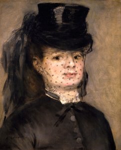 ポール・ダラス船長の妻、ダラス夫人（旧姓：アンリエット・オーディエット）の肖像（1873年のアマゾンのための習作 作： Pierre Auguste Renoir